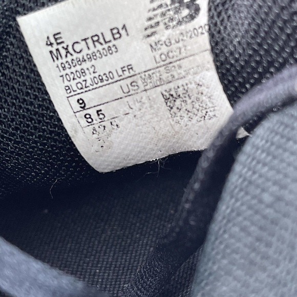 New Balance Fresh Foam Cross TR Mens Size 9 4E Black Sneakers MXCTRLB1 - Picture 9 of 12